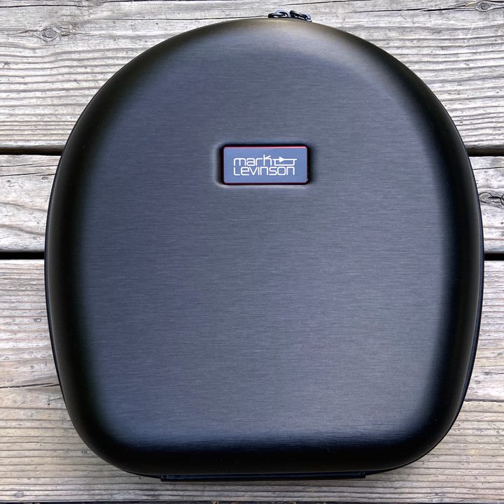 Mark Levinson No. 5909 headphones' carry case, closed.