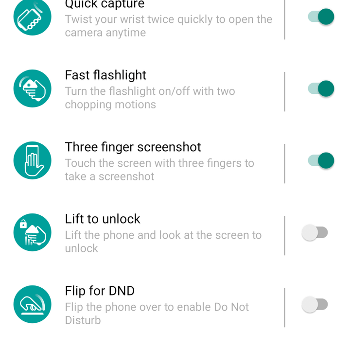Screenshot of Android 12 on the Motorola Edge (2022).
