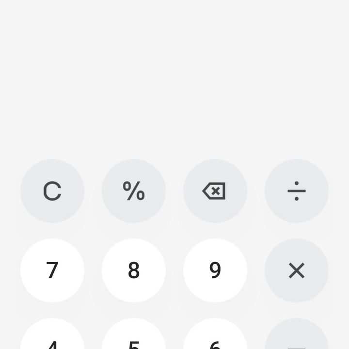 Calculator app in OxygenOS 13.