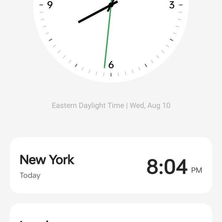 Clock app in OxygenOS 13.