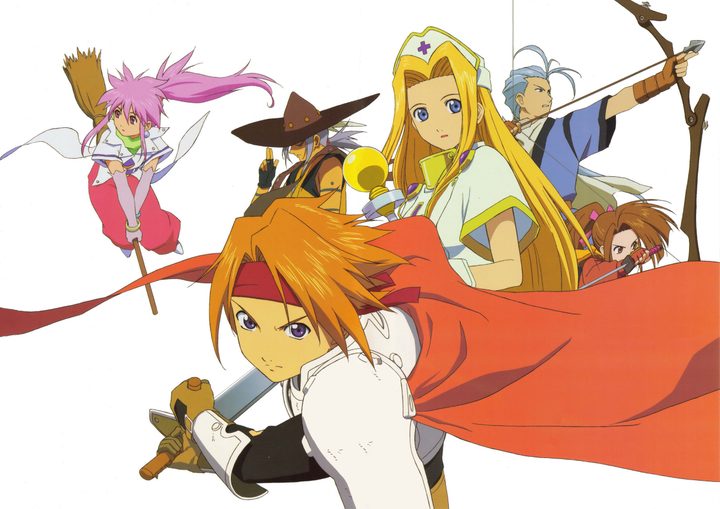 The cast of Tales of Phantasia