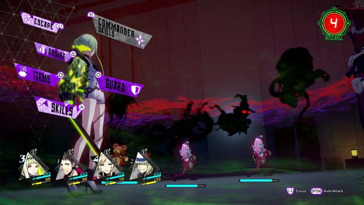 Ringo with combat menu