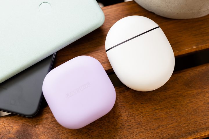 Samsung Galaxy Buds 2 Pro case and Google Pixel Buds Pro case.