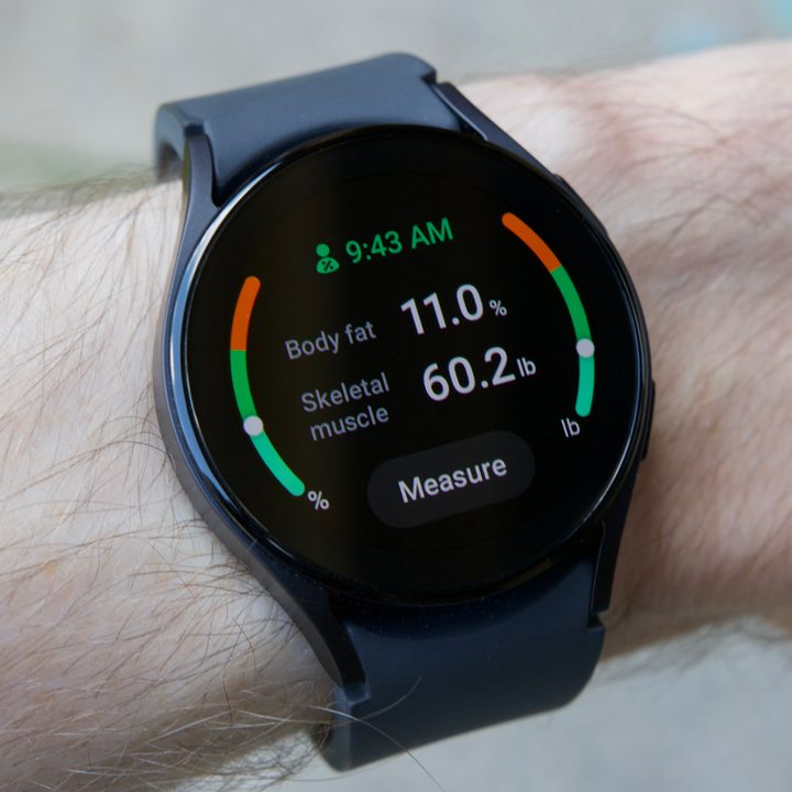 Body composition on the Samsung Galaxy Watch 5.