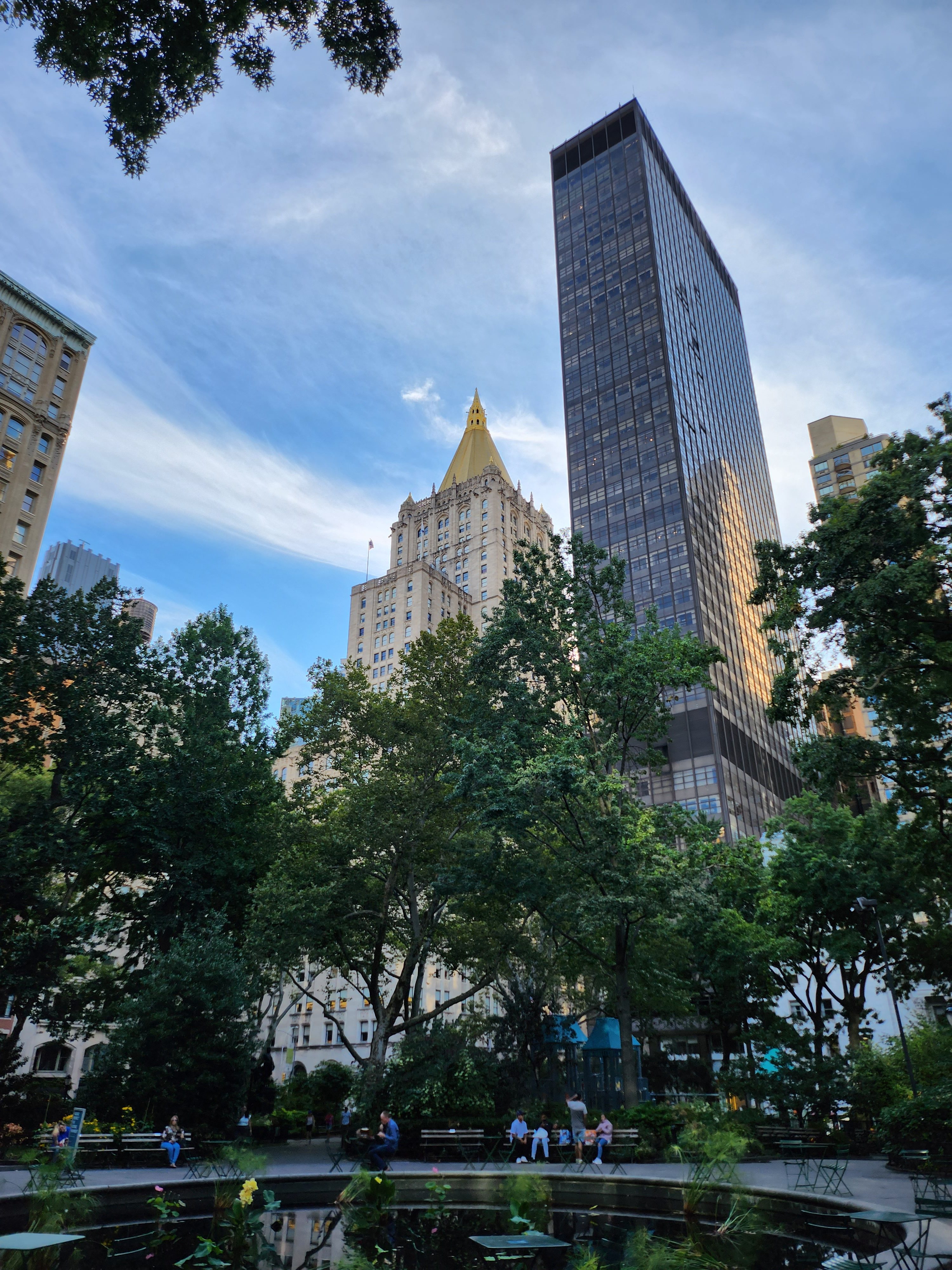 Photo of a skyscrape in New York City.