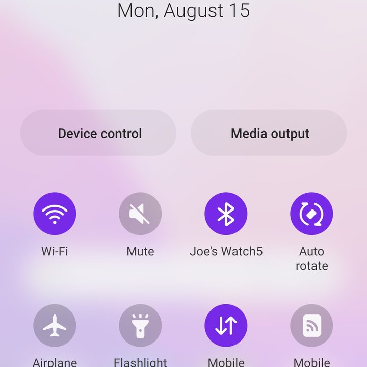 Samsung Galaxy Z Flip 4 screenshot.
