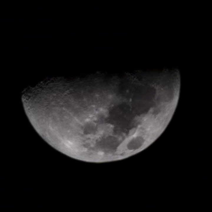 Half moon shot on Galaxy S22 Ultra