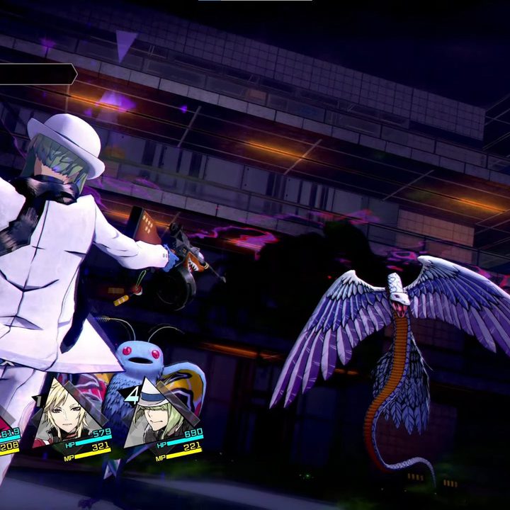 A battle against two demons in Soul Hackers 2.