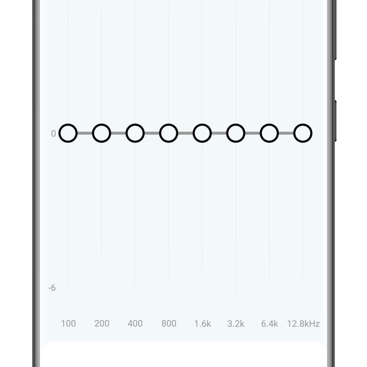 Soundcore app custom EQ.