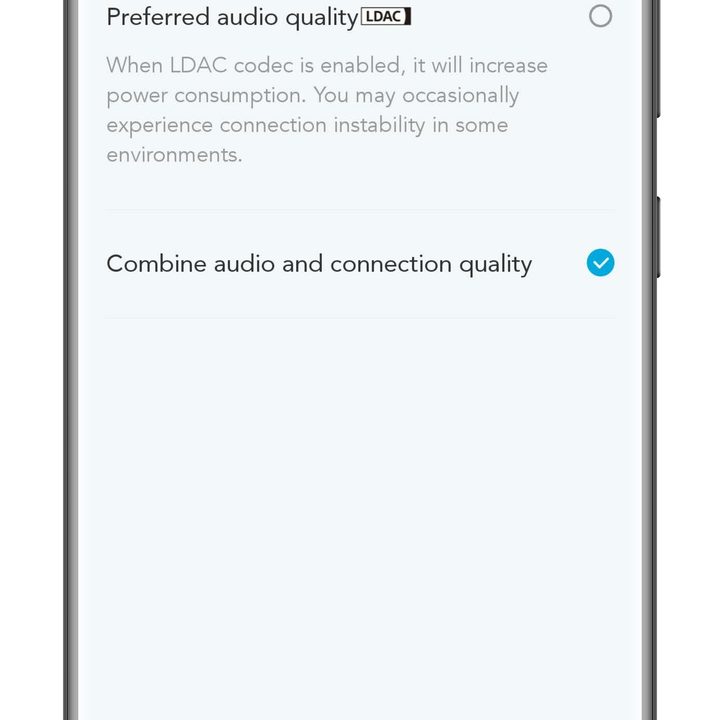 Soundcore app LDAC option.