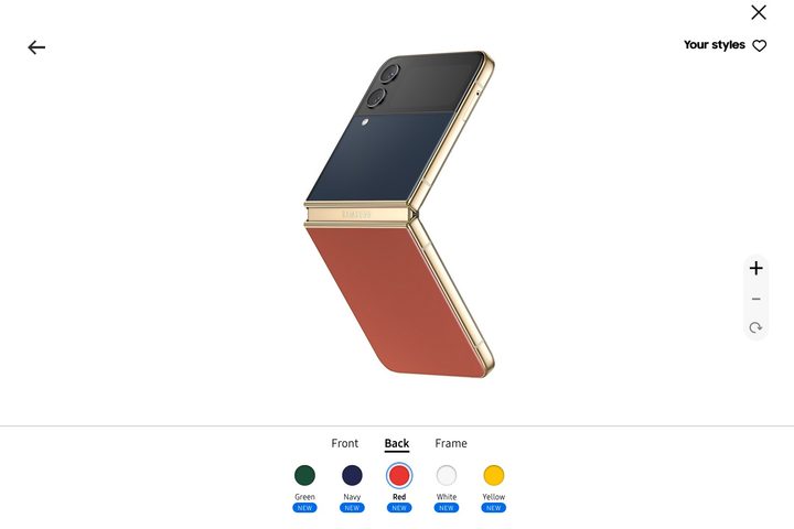 Samsung Galaxy Z Flip 4 custom styles