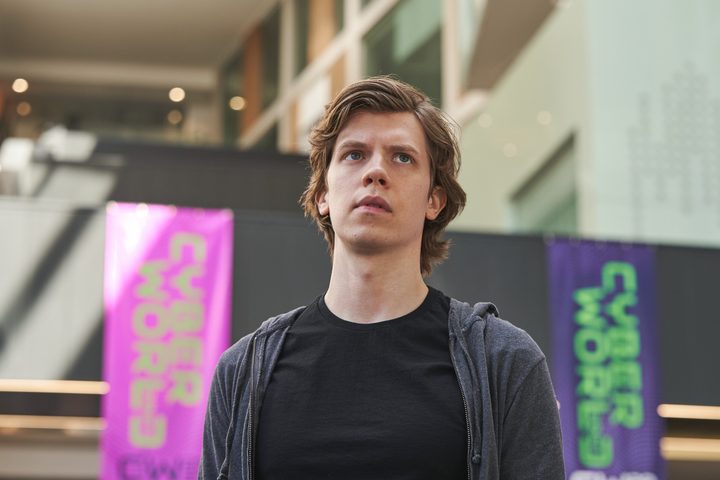 A boy stares ahead in The Undeclared War.
