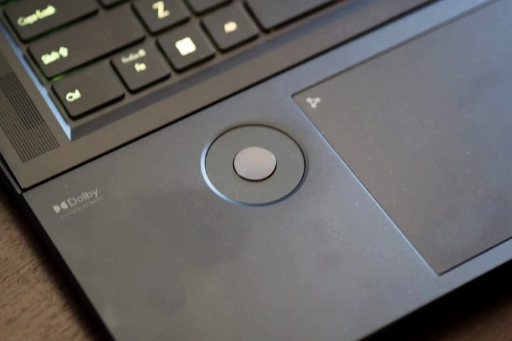 The built-in Dial on the Zenbook Pro 16X.