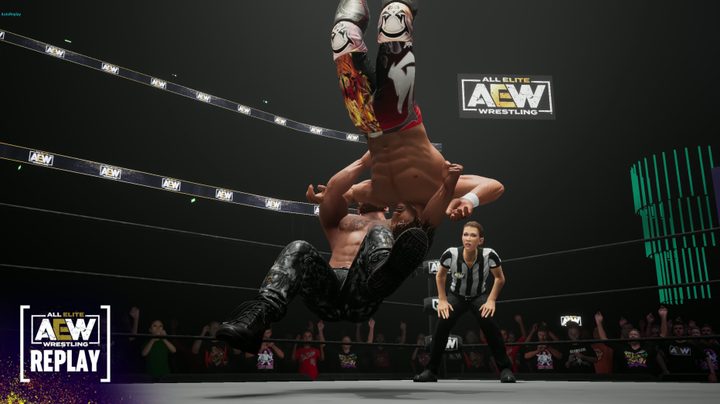 Kenny Omega and Jon Moxley battling in AEW: Fight Forever.
