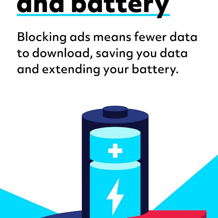 Adblock Browser smartphone illustration.