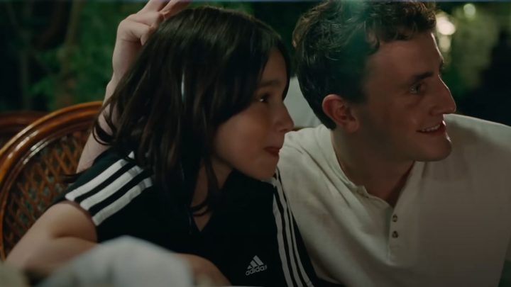 Francesca Corio and Paul Mescal in Aftersun.