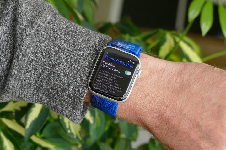 Crash Detection mode on the Apple Watch SE 2.