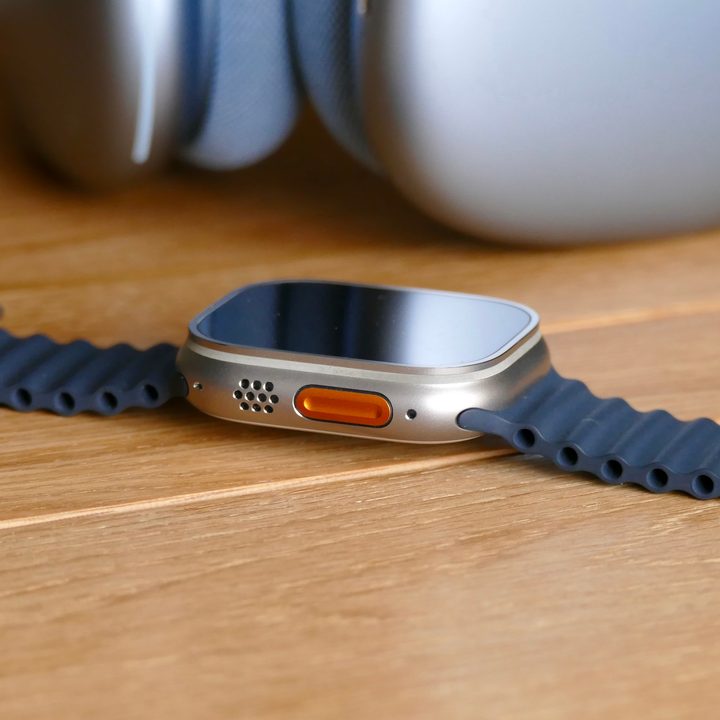 The Apple Watch Ultra's Action button.