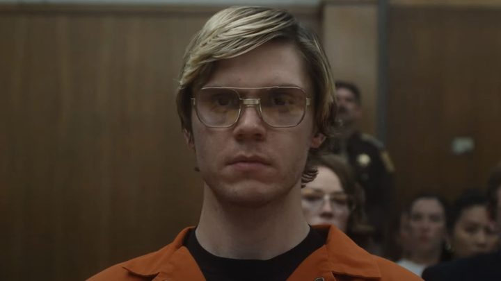 Evan Peters in Dahmer - Monster: the Jeffrey Dahmer Story.