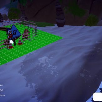 A portion of the plot for Moana's house on Dazzle Beach is cut off.