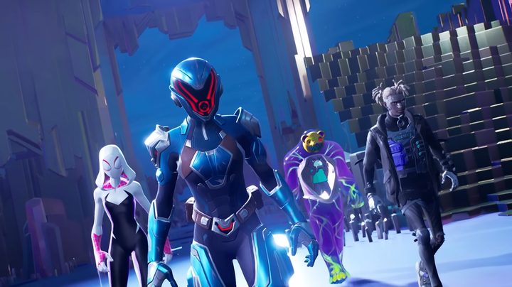New battle pass characters including Spider-Gwen in Fortnite.