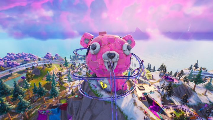 Peak of Rave Cave in Fortnite.