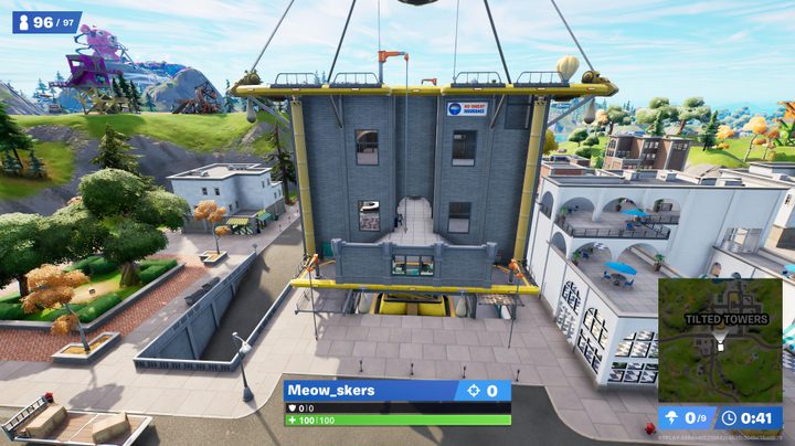 No Sweat Insurance in Fortnite.