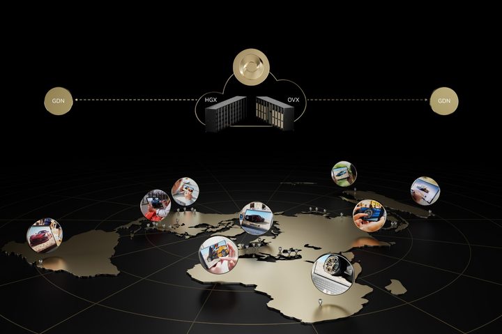 Here's a visualization of Nvidia Omniverse Cloud's infrastructure.