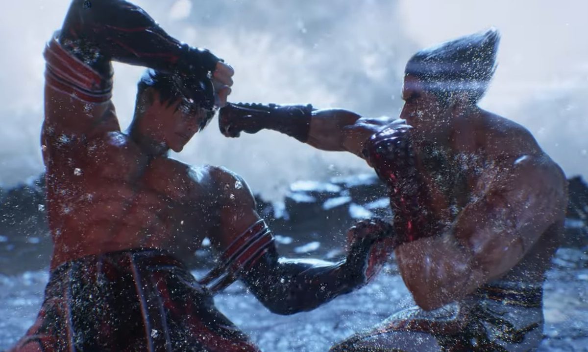 Jin and Kazuya fighting in Tekken 8.