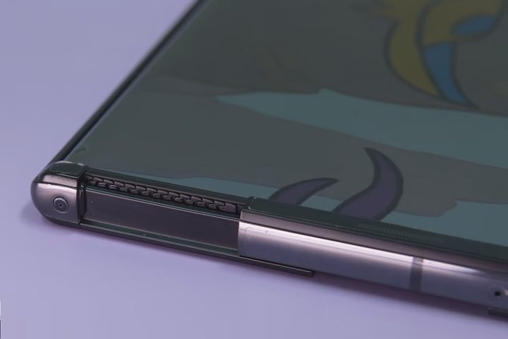LG Rollable hinge slide hardware.