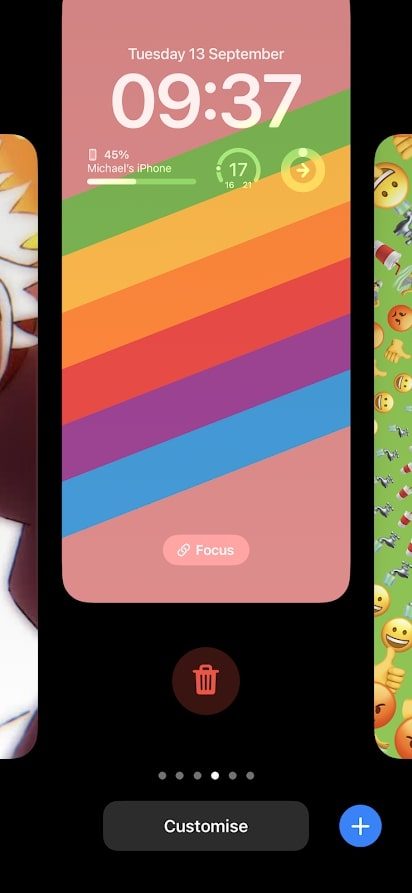how to edit ios 16 iphone lock screen widgets photos emoji lockscreen switcher