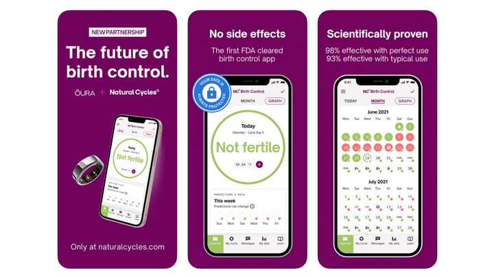 Natural Cycles app interface