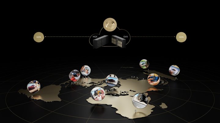 Omniverse Cloud being used all over the world.