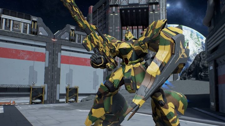 Sazabi in desert camo skin.