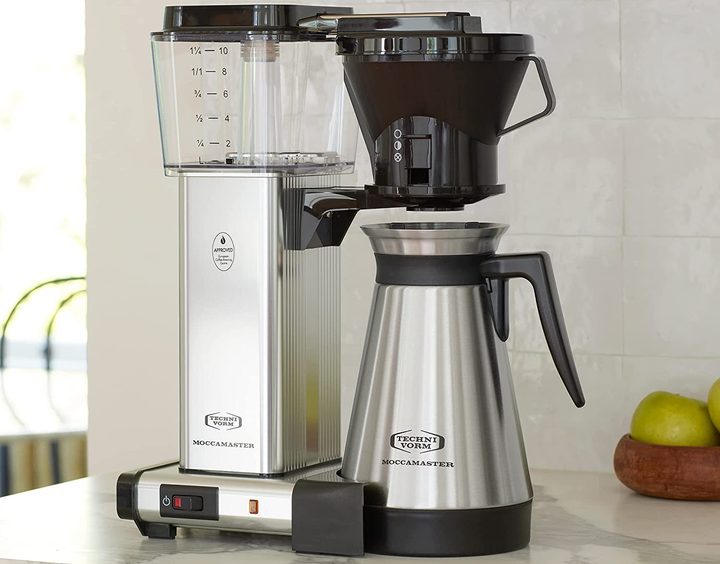 The Technivorm Moccamaster coffee maker.