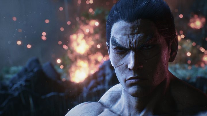 Close up on character in Tekken 8.