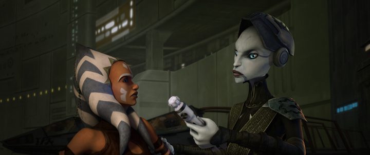 Asajj Ventress and Ahsoka Tano