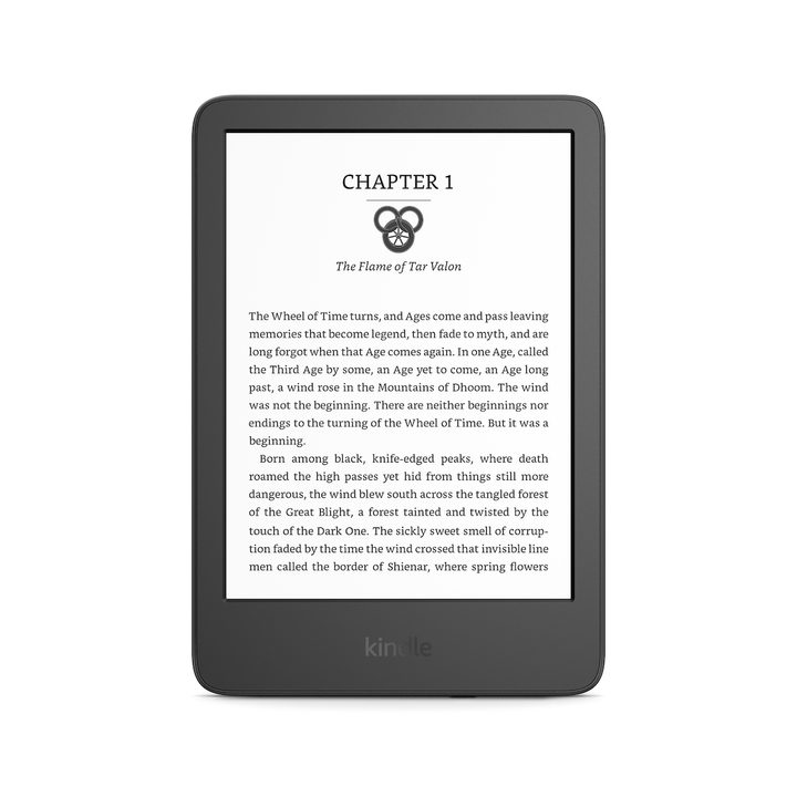 Amazon Kindle 2022 in black.