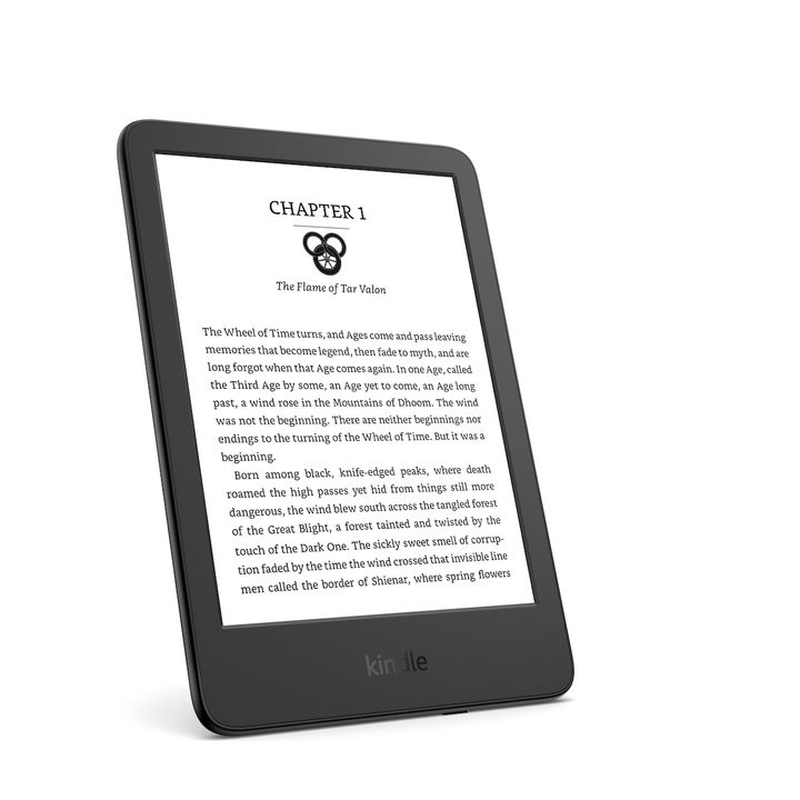Amazon Kindle 2022 in black.