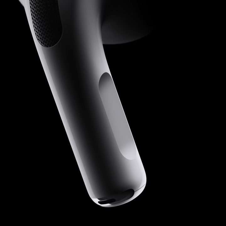 The touch control on the AirPods Pro 2.