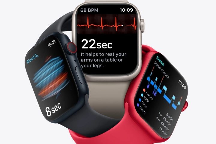 Apple Watch Series 8 trio.