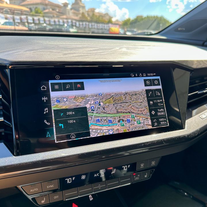 Audi Q4 E-Tron interior.