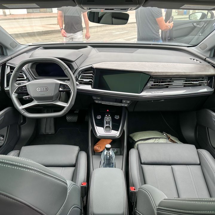 Audi Q4 E-Tron interior.