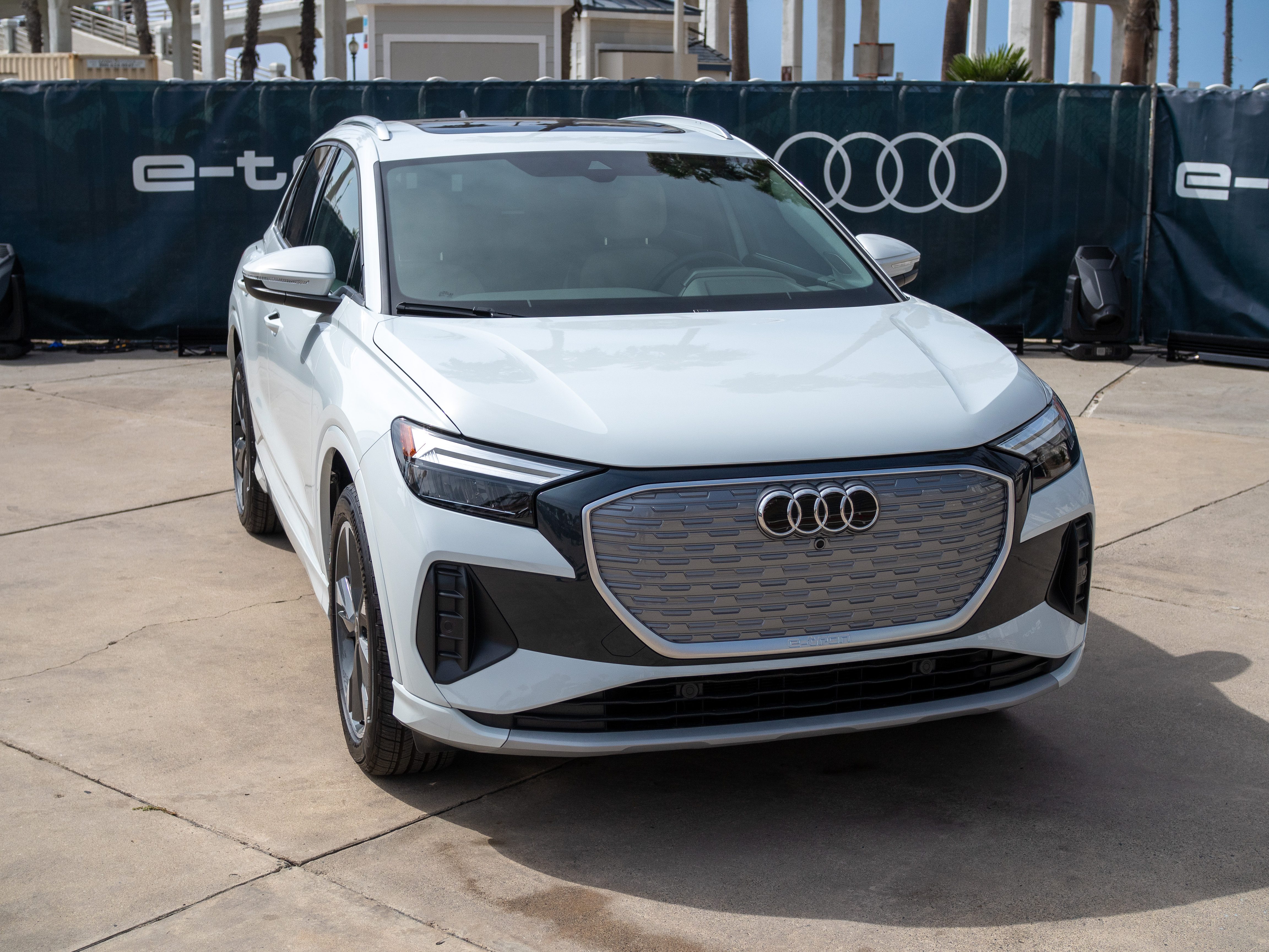 Audi Q4 E-Tron SUV.
