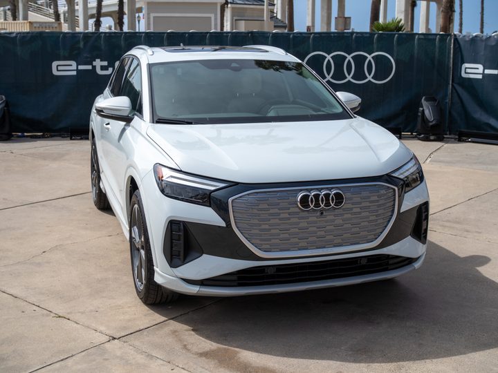 Audi Q4 E-Tron SUV.