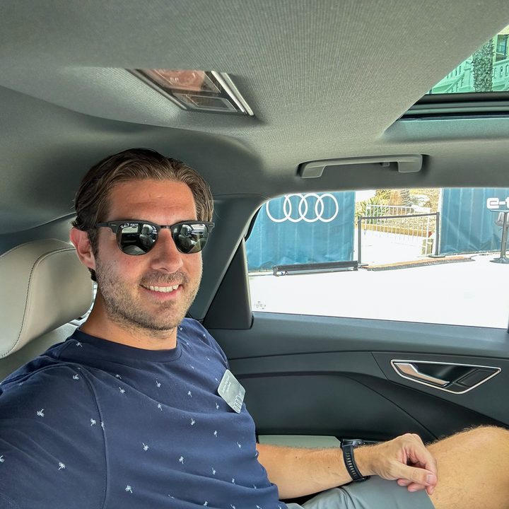 Audi Q4 E-Tron rear seat.
