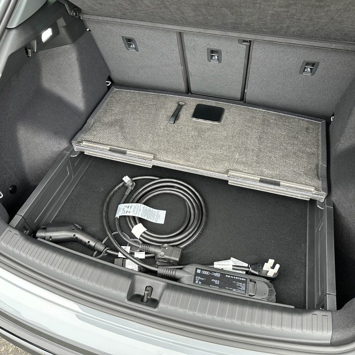 Audi Q4 E-Tron cargo area.