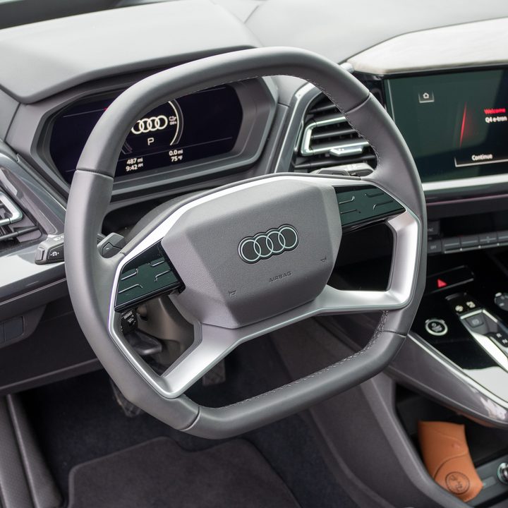 Audi Q4 E-Tron interior.