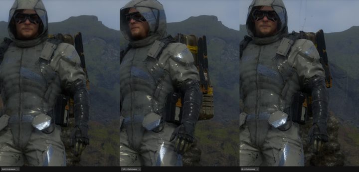XeSS Performance comparison in Death Stranding.