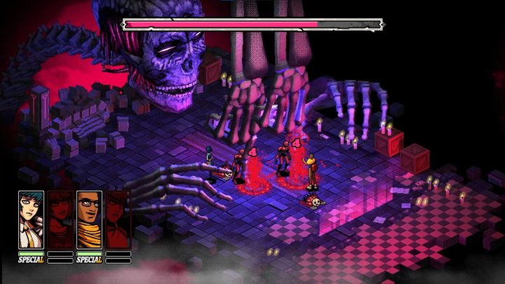 Demonschool skeleton boss battle